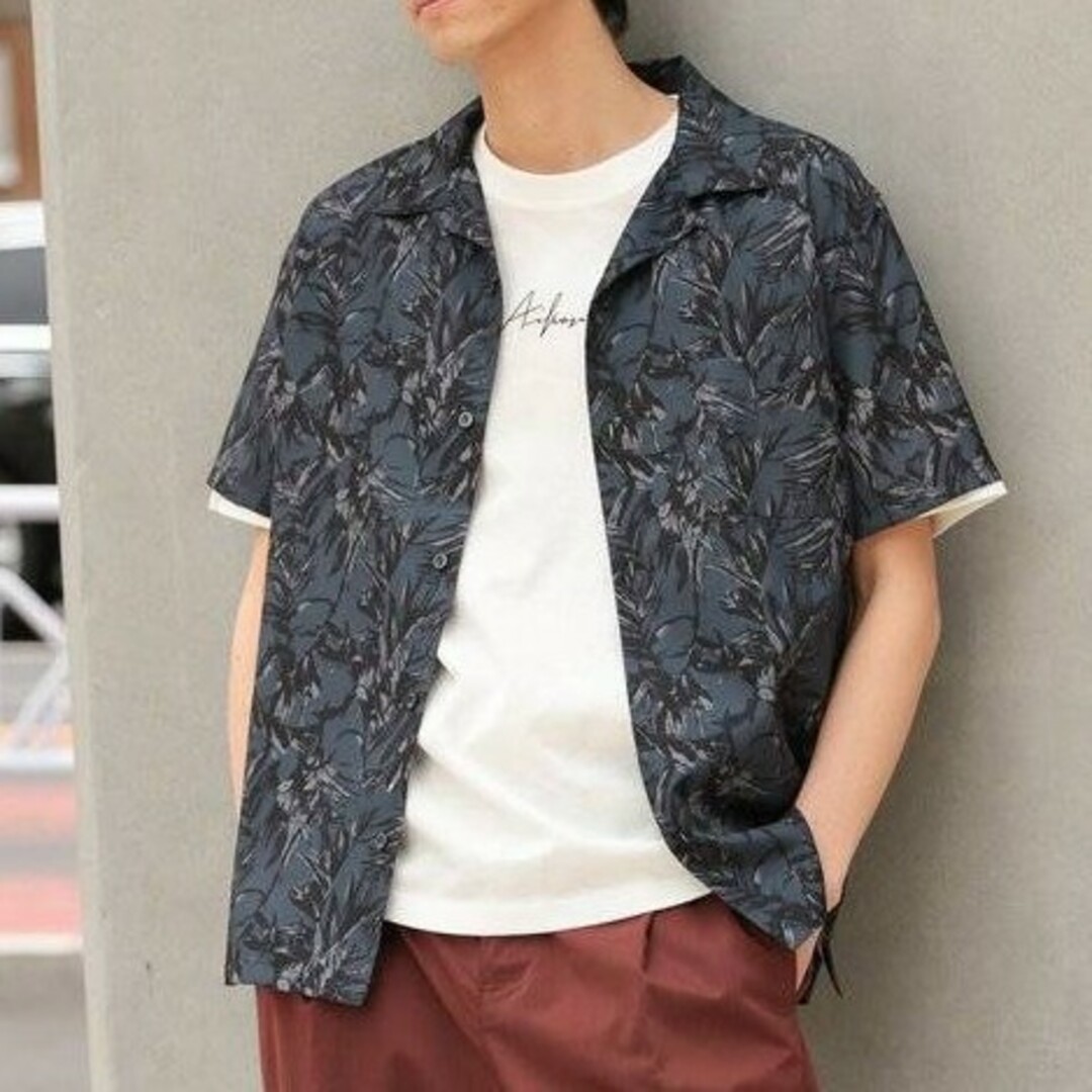 LAKOLE - 【新品】LAKOLE ラコレ シャツ L ボタニカル柄の通販 LAKOLE - 【新品】LAKOLE ラコレ シャツ L ボタニカル柄の通販