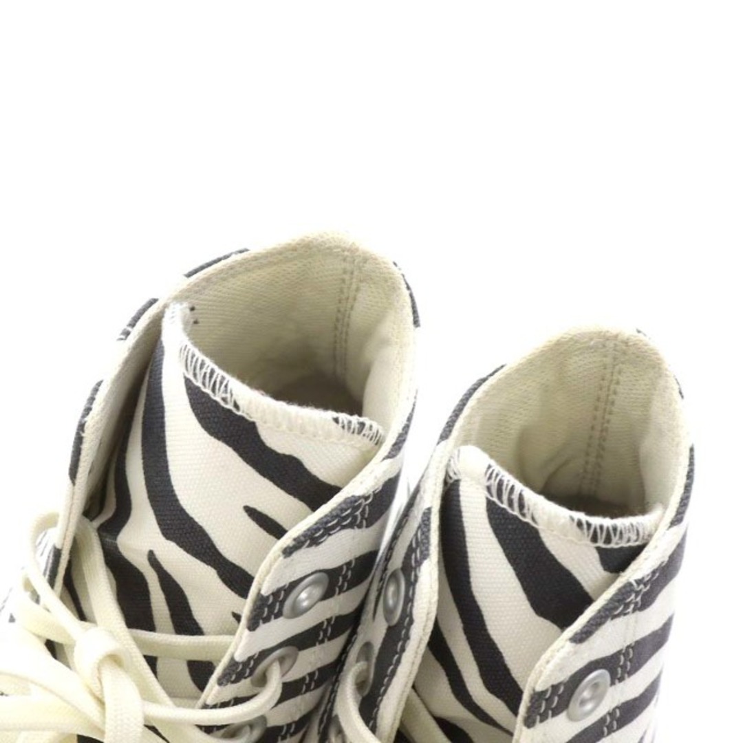 CONVERSE - コンバース スニーカー ゼブラ柄 23.0cm グレー 白 1SC230