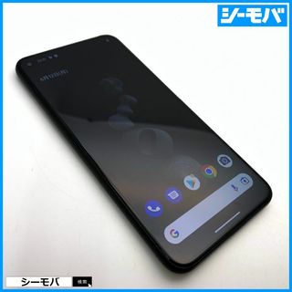 グーグル(Google)の849 SIMフリー Google Pixel 5 128GB ブラック中古(スマートフォン本体)