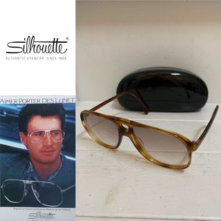 Silhouette - Silhouette VINTAGE AUSTRIA製 ティアドロップサングラス