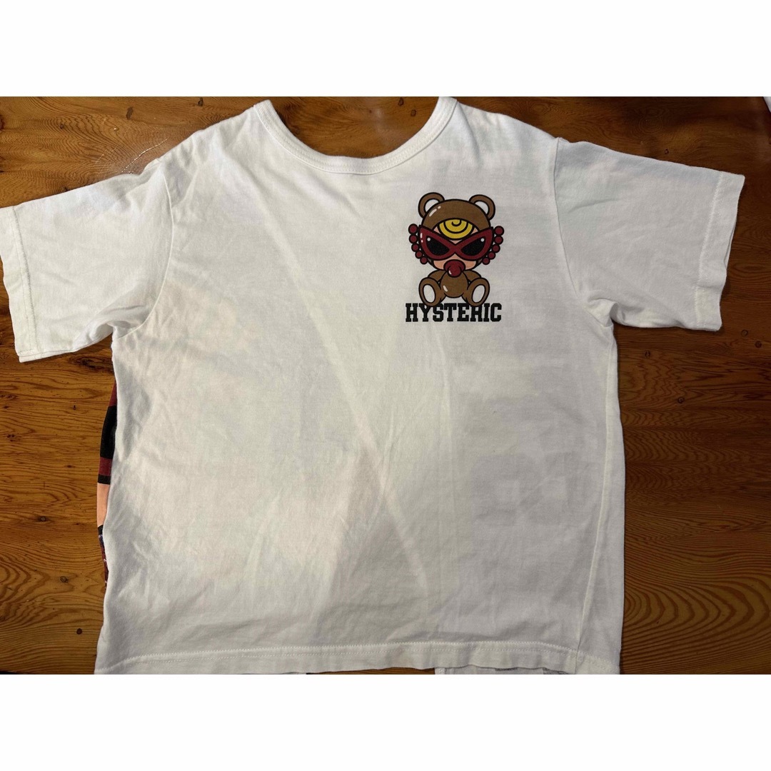 HYSTERIC MINI(ヒステリックミニ)のTEDDY MINIリバーシブルＴシャツ105 キッズ/ベビー/マタニティのキッズ服女の子用(90cm~)(Tシャツ/カットソー)の商品写真