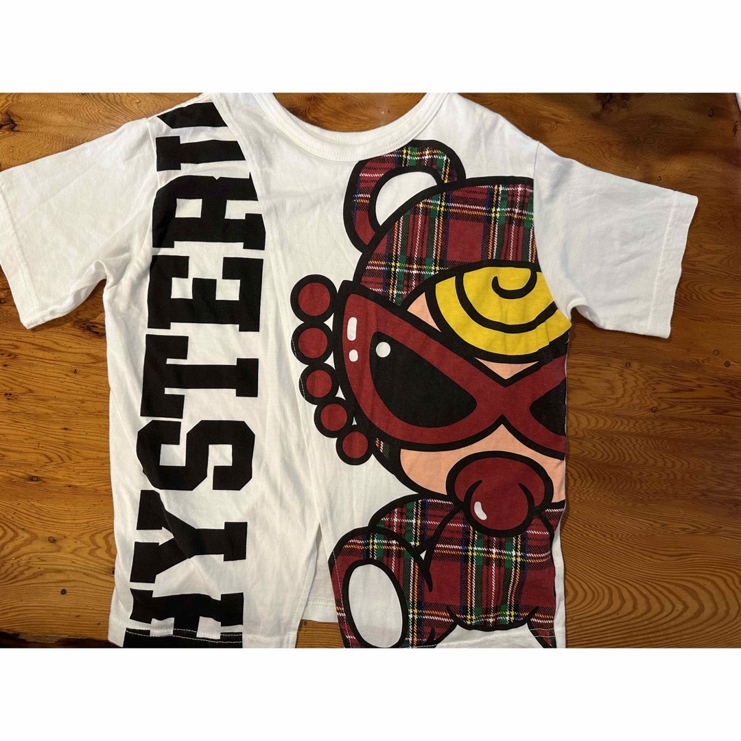 HYSTERIC MINI(ヒステリックミニ)のTEDDY MINIリバーシブルＴシャツ105 キッズ/ベビー/マタニティのキッズ服女の子用(90cm~)(Tシャツ/カットソー)の商品写真