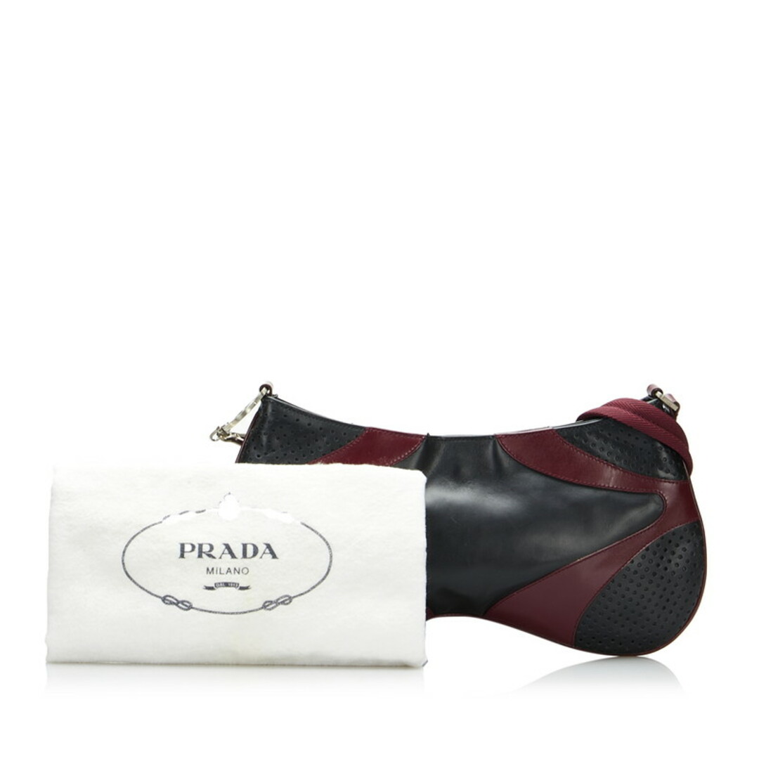 PRADA(プラダ)のプラダ パンチング ワンショルダーバッグ ハンドバッグ レザー レディース PRADA 【1-0099870】 レディースのバッグ(ショルダーバッグ)の商品写真