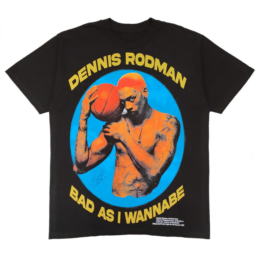 デニス・ロッドマン Tシャツ 半袖  DENNIS RODMAN  " BAD AS I WANNA BE "   サイズ：メンズ XL 相当  ビッグサイズ  ブラック  【新品】