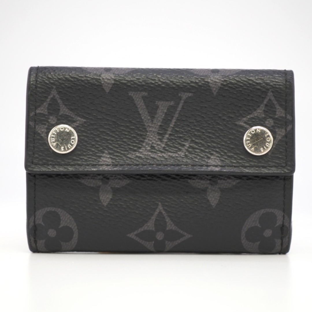 ルイヴィトン LOUIS VUITTON 三つ折り財布
 モノグラムエクリプス  ディスカバリー コンパクトウォレット  M67630  ブラック