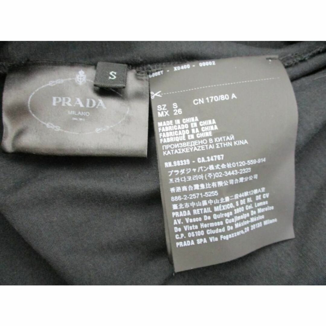 PRADA(プラダ)の◇プラダ ワンピース シルク切り替え レース 肩紐 腰紐 黒 ブラック Sサイズ レディースのワンピース(ひざ丈ワンピース)の商品写真