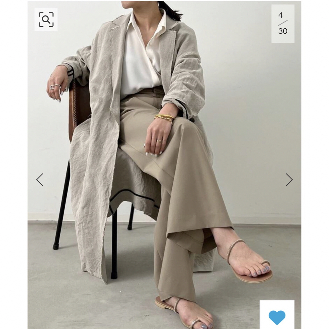 L'Appartement DEUXIEME CLASSE - L'Appartement Linen Coatの通販 by