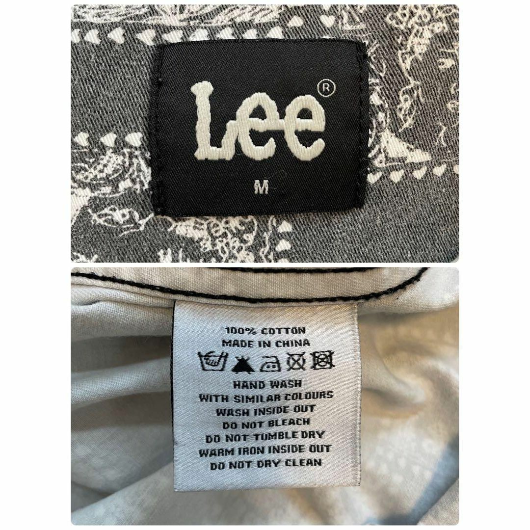 Lee(リー)の【アートデザイン】Lee 半袖シャツ古着 フェイス総柄 レトロ感 サイズM メンズのトップス(シャツ)の商品写真