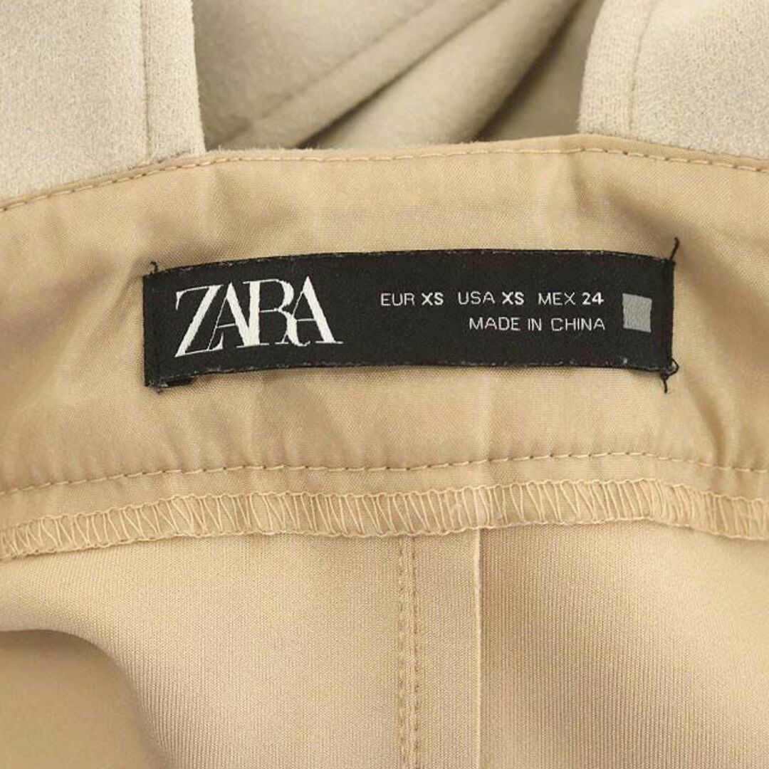 ZARA(ザラ)のザラ ジャンパースカート ノースリーブワンピース フェイクスウェード ロング レディースのワンピース(ロングワンピース/マキシワンピース)の商品写真