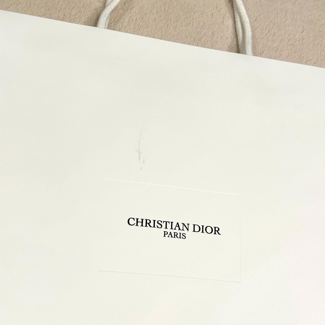 Christian Dior(クリスチャンディオール)の新品未使用☆メゾン クリスチャン・ディオール Dior ショッパー 大 紙袋 レディースのバッグ(ショップ袋)の商品写真