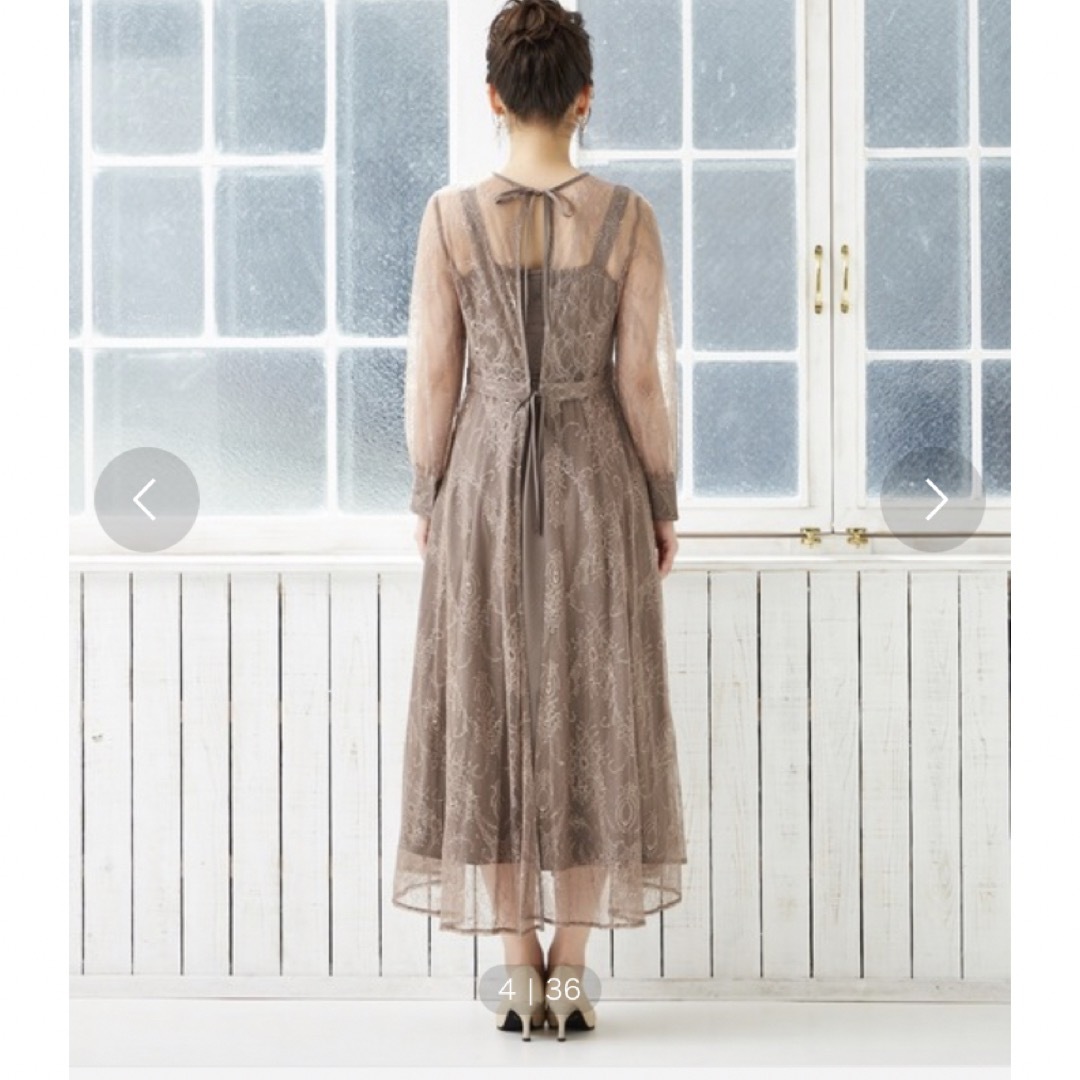AIMER(エメ)のレース ドレス レディースのフォーマル/ドレス(ロングドレス)の商品写真