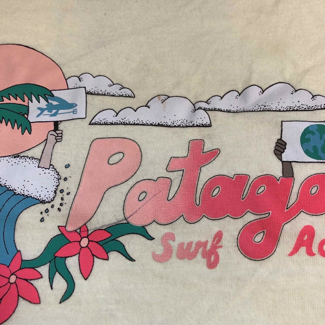 patagonia(パタゴニア)の即決 patagonia パタゴニア Tシャツ S(7-8) キッズ/ベビー/マタニティのキッズ服女の子用(90cm~)(Tシャツ/カットソー)の商品写真