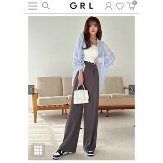 グレイル(GRL)のグレイル　ストライプ柄シアーシャツ[dk954](シャツ/ブラウス(長袖/七分))