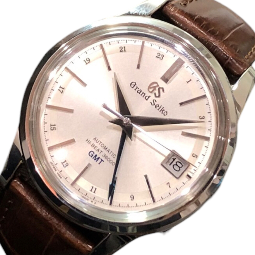 セイコー SEIKO メカニカルハイビート　36000GMT SBGJ217 シルバー ステンレススチール SS 自動巻き メンズ 腕時計