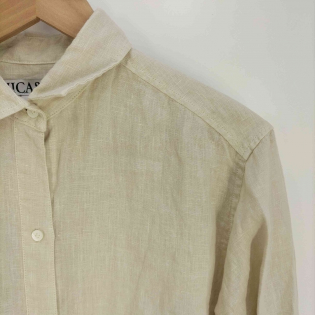 MICA&DEAL(マイカアンドディール) washed linen shirt 2