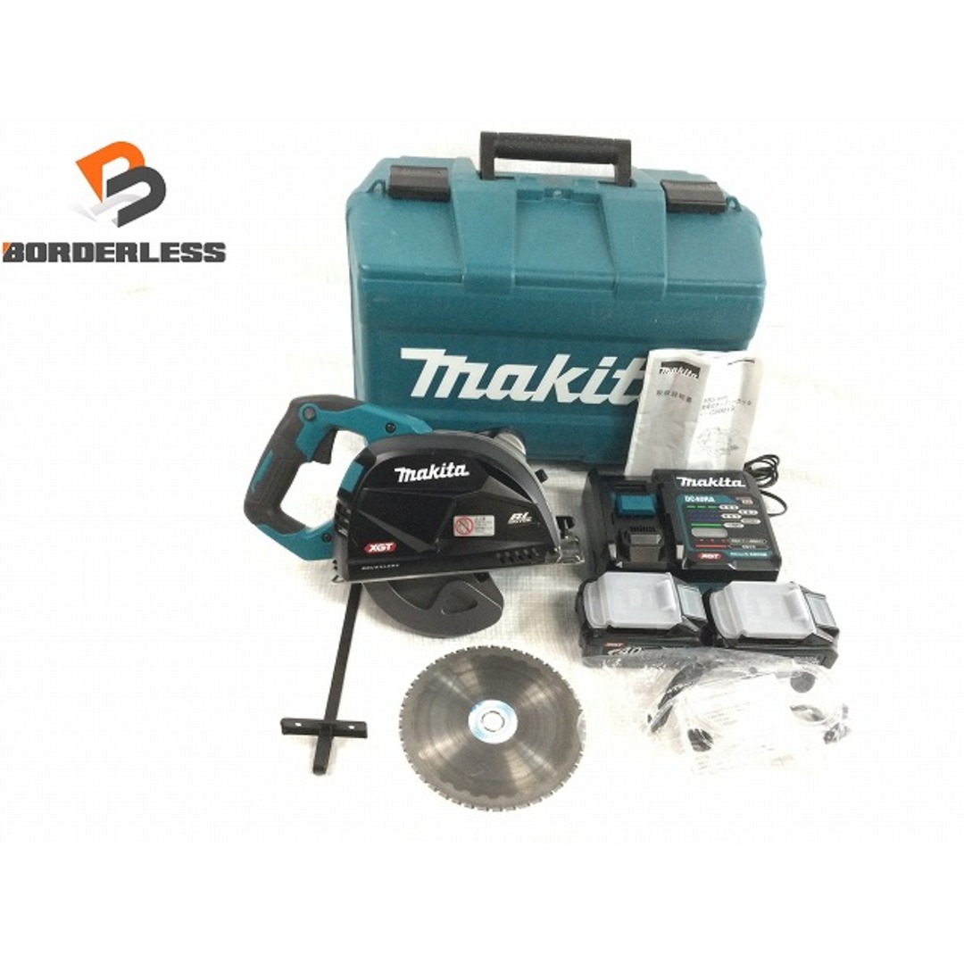 Makita ☆比較的美品☆ makita マキタ 40Vmax 185mm充電式 チップソー カッタ CS001GRMX  バッテリー2個(4.0Ah) 充電器 ケース付 73232の通販 by 工具販売専門店Borderless(ラクマ店)｜マキタならラクマ