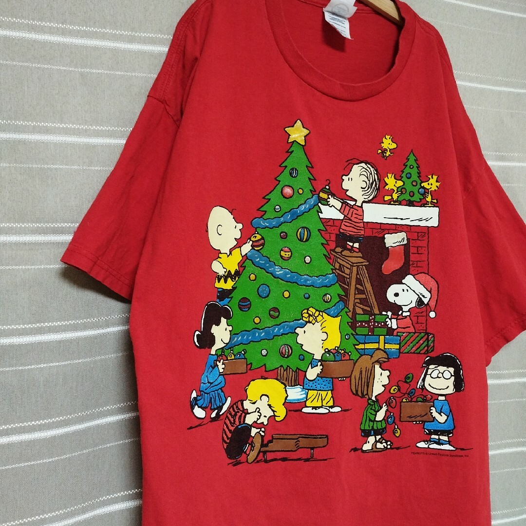 90sPEANUTS ヴィンテージピーナッツスヌーピーTシャツtシャツXLアニメ 5