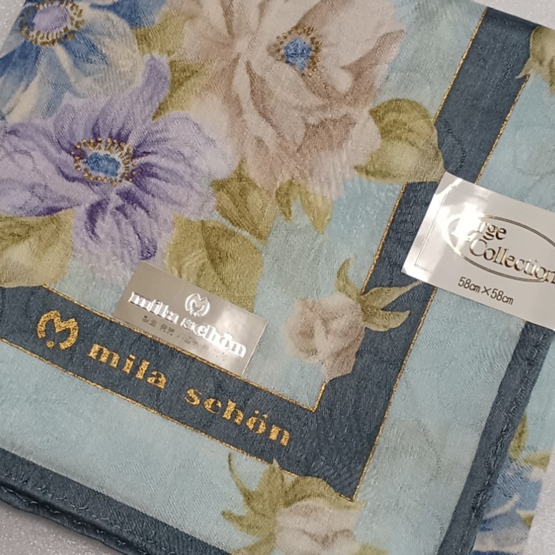 mila schon(ミラショーン)の値下げ📌ミラショーン☆大判ハンカチーフ58×58🌼 レディースのファッション小物(ハンカチ)の商品写真