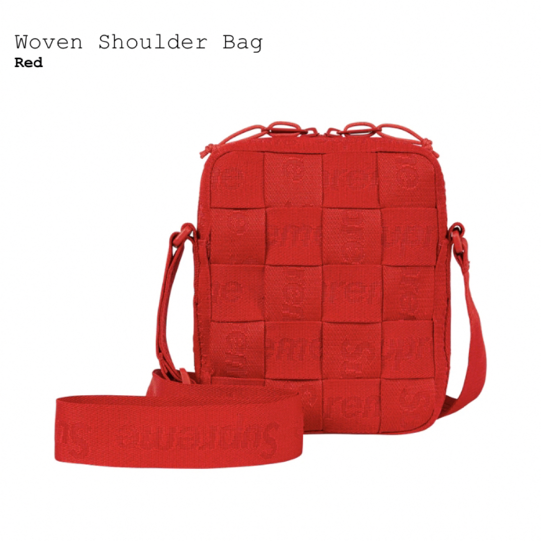 Supreme(シュプリーム)のSupreme Woven Shoulder Bag Redシュプリーム レディースのバッグ(ショルダーバッグ)の商品写真