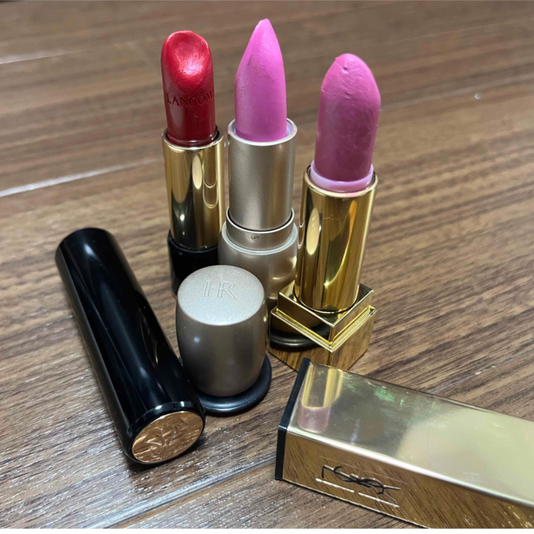 Yves Saint Laurent(イヴサンローラン)の口紅　3本セット コスメ/美容のベースメイク/化粧品(口紅)の商品写真