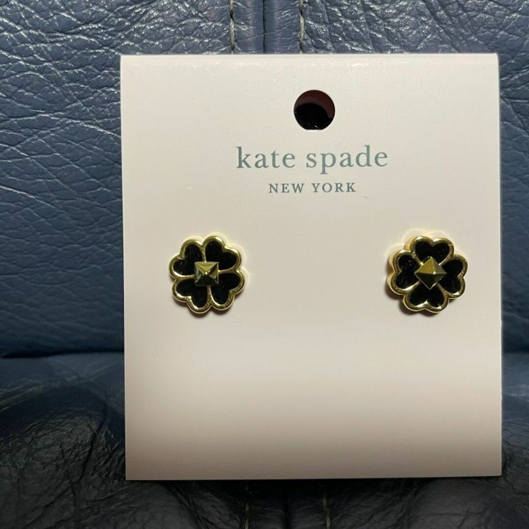 【新品未使用】kate spade NEW YORK ケイトスペード ピアス 黒