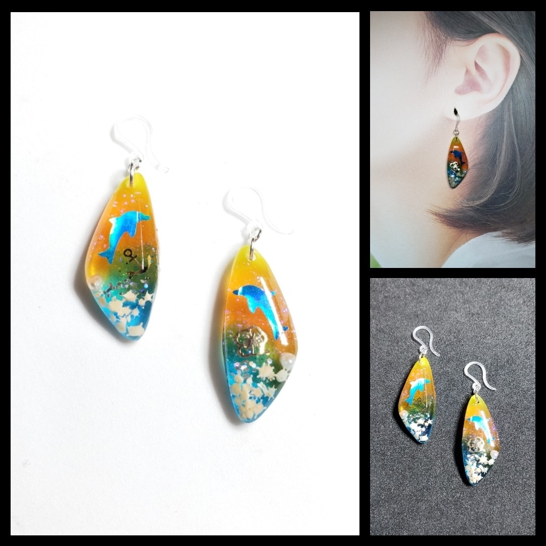 ついに再販開始!】 No.1416 ハンドメイド ピアス イヤリング ピンク
