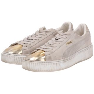 プーマ(PUMA)の古着 プーマ PUMA スエード プラットフォーム 362222 01 スニーカー レディース26.0cm /saa010123(スニーカー)