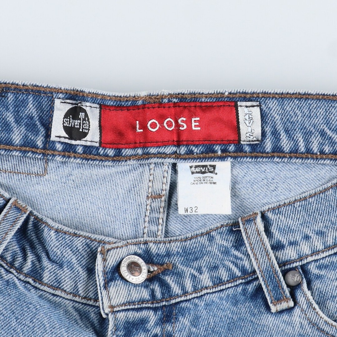 Levi's(リーバイス)の古着 90年代 リーバイス Levi's SILVER TAB シルバータブ LOOSE デニムショーツ ハーフパンツ メンズw31 ヴィンテージ /eaa342854 メンズのパンツ(ショートパンツ)の商品写真