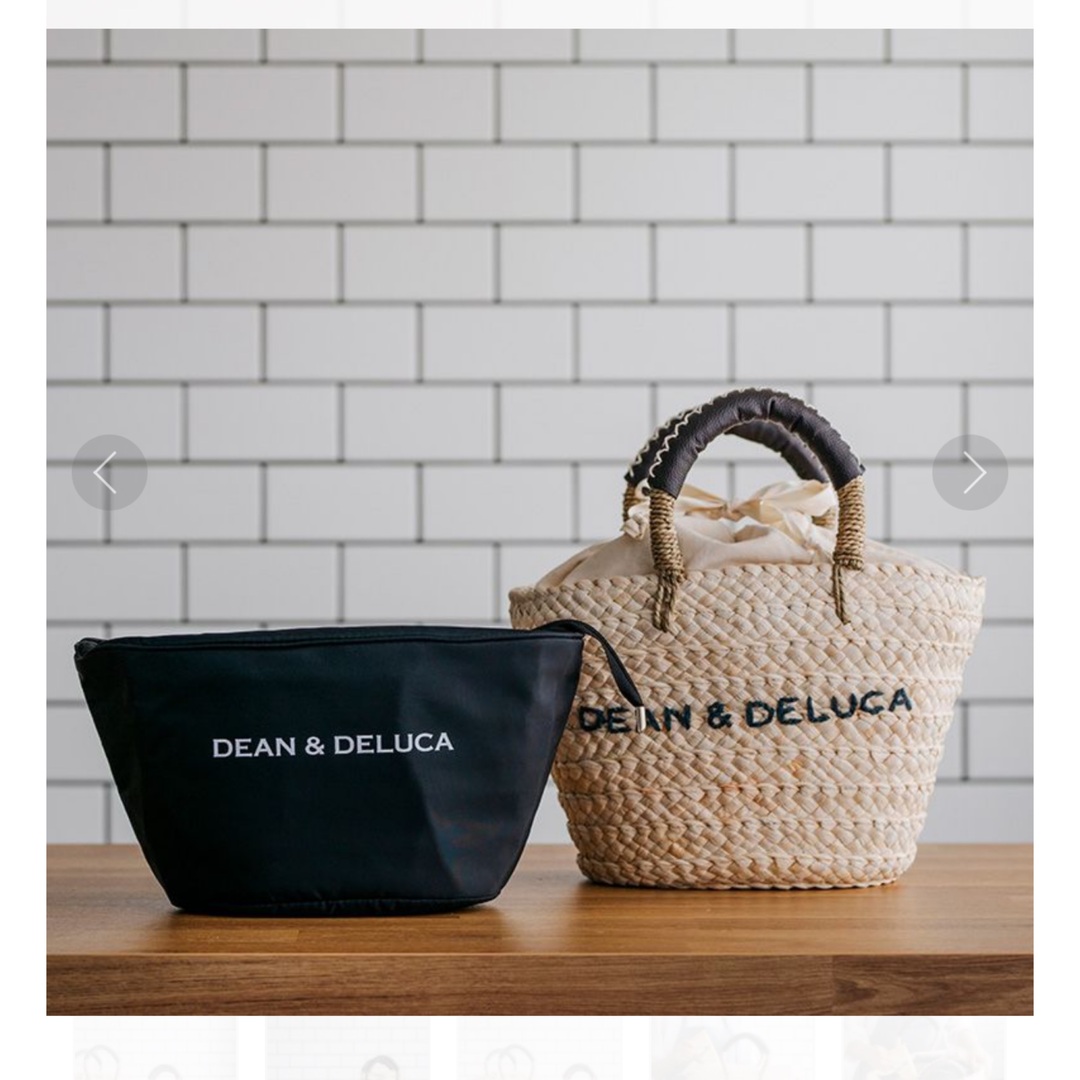 DEAN＆DELUCA × BEAMS COUTURE 保冷カゴバッグ 小