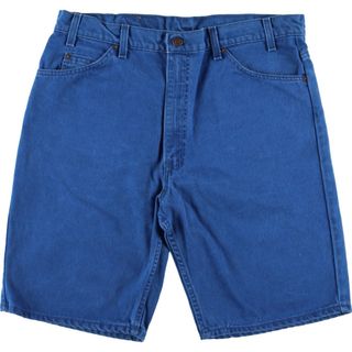 リーバイス(Levi's)の古着 90年代 リーバイス Levi's 550 オレンジタブ デニムショーツ ハーフパンツ USA製 メンズw38 ヴィンテージ /eaa343458(ショートパンツ)