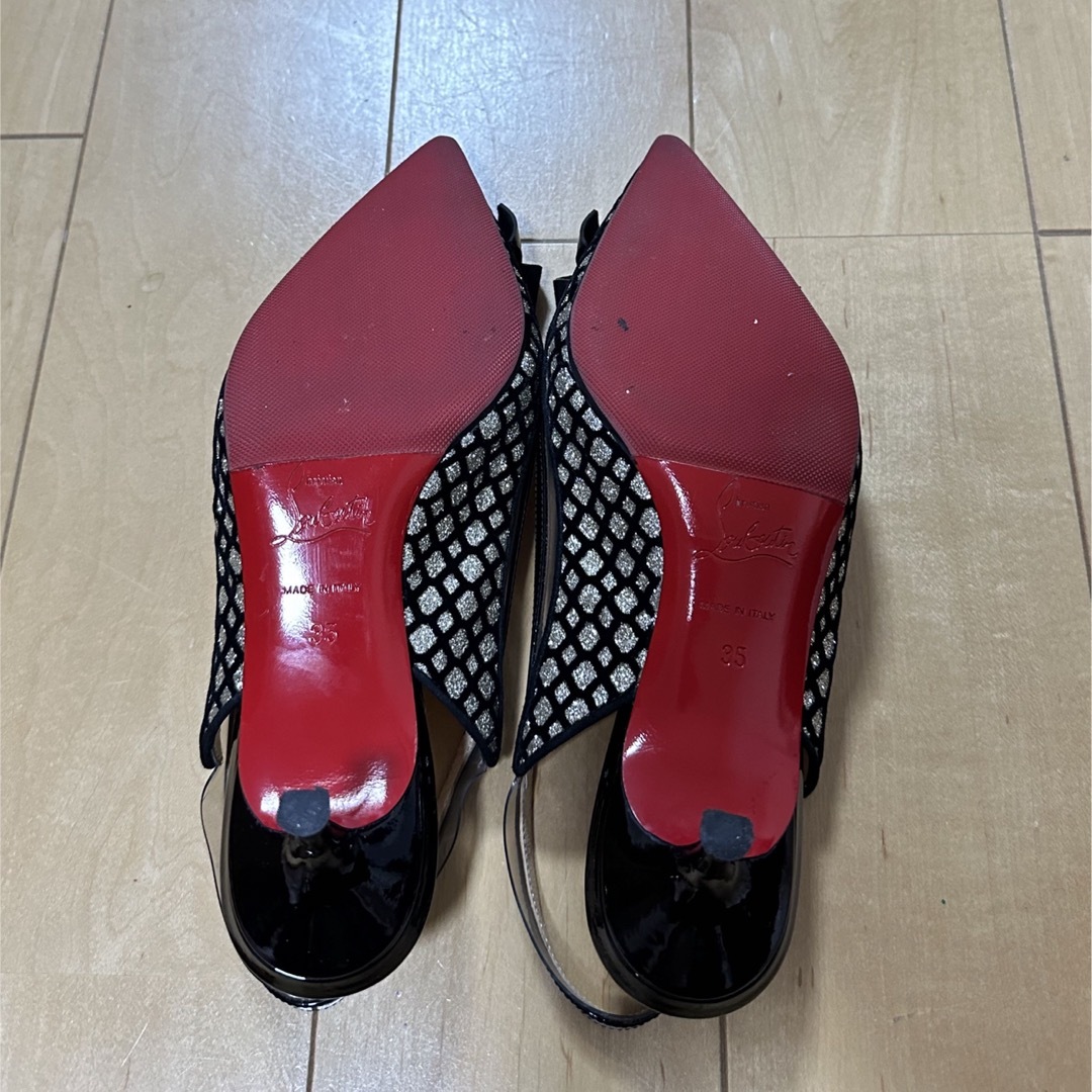 Christian Louboutin - Christian Louboutin クリアリボンパンプス35cm