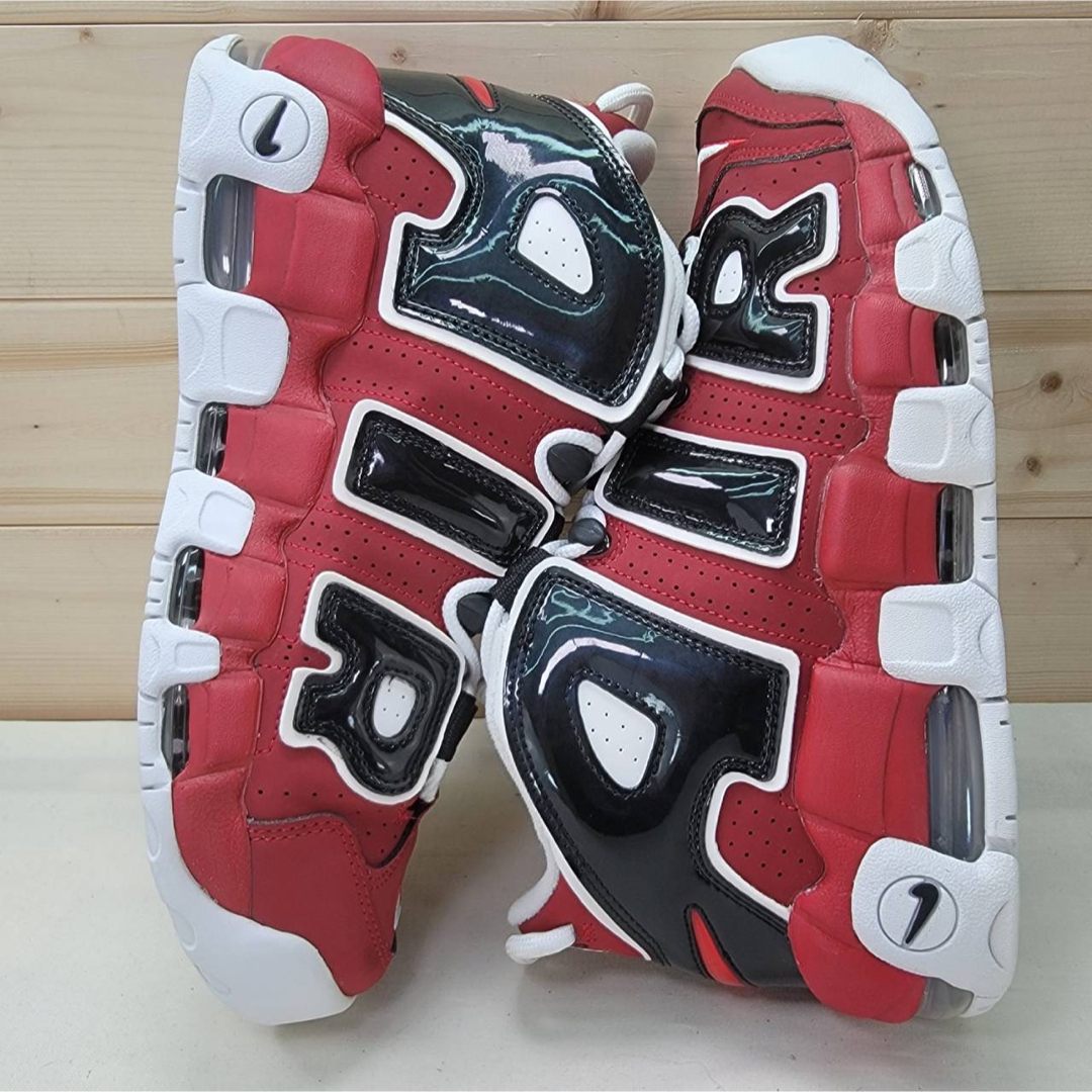 26.5 NIKE AIR MORE UPTEMPO '96 赤 白-