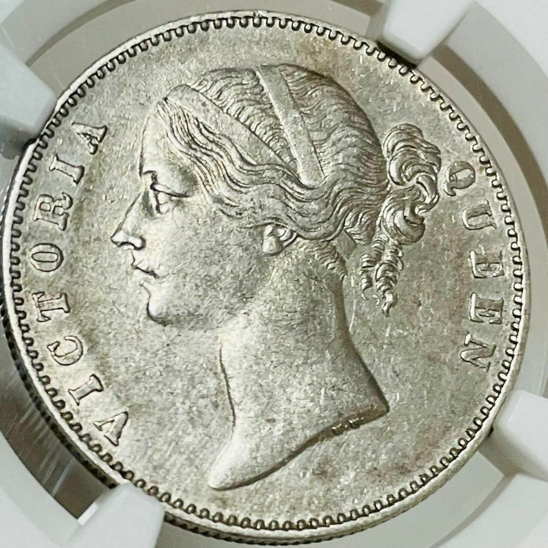 1840 イギリス領インド 1ルピー銀貨 ヤングヘッド ヴィクトリア MS62