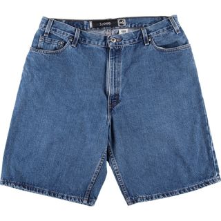 リーバイス(Levi's)の古着 90年代 リーバイス Levi's SILVER TAB シルバータブ LOOSE ルーズ デニムショーツ ハーフパンツ USA製 メンズw37 ヴィンテージ /eaa342768(ショートパンツ)