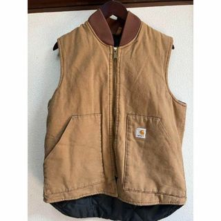 カーハート(carhartt)の80s USA製　カーハート　ダックベスト　ヴィンテージ　ワークウェア　Mサイズ(ベスト)