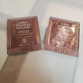 ジョンマスターオーガニック(John Masters Organics)の【新品】ジョンマスターオーガニック コンセントフェースジェルミルク サンプル2個(乳液/ミルク)