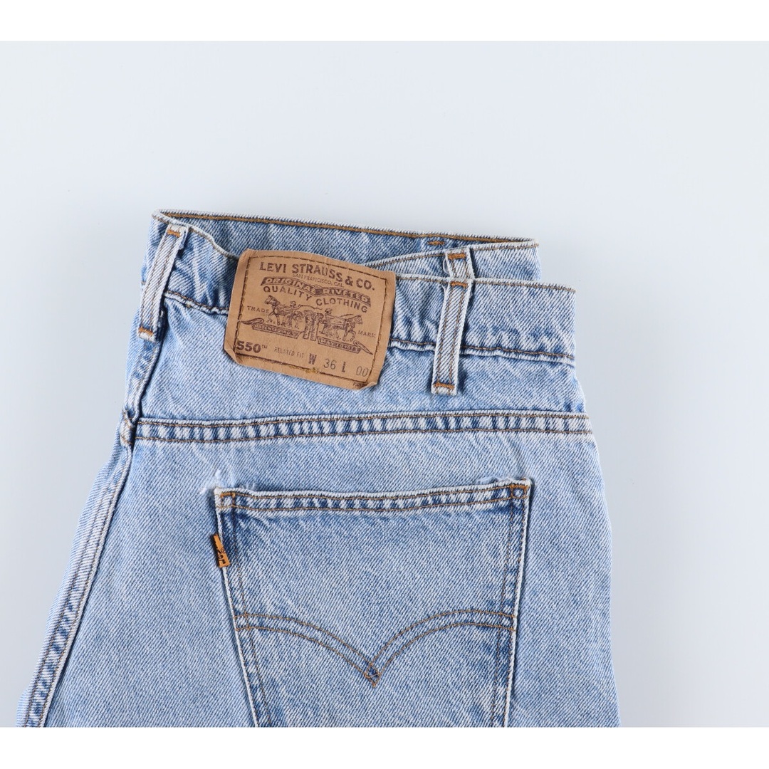 Levi's(リーバイス)の古着 90年代 リーバイス Levi's 550 RELAXED FIT オレンジタブ デニムショーツ ショートパンツ メンズw35 ヴィンテージ /eaa343461 メンズのパンツ(ショートパンツ)の商品写真