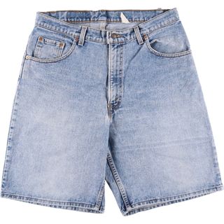 リーバイス(Levi's)の古着 90年代 リーバイス Levi's 560 LOOSE FIT デニムショーツ ハーフパンツ メンズw34 ヴィンテージ /eaa342871(ショートパンツ)