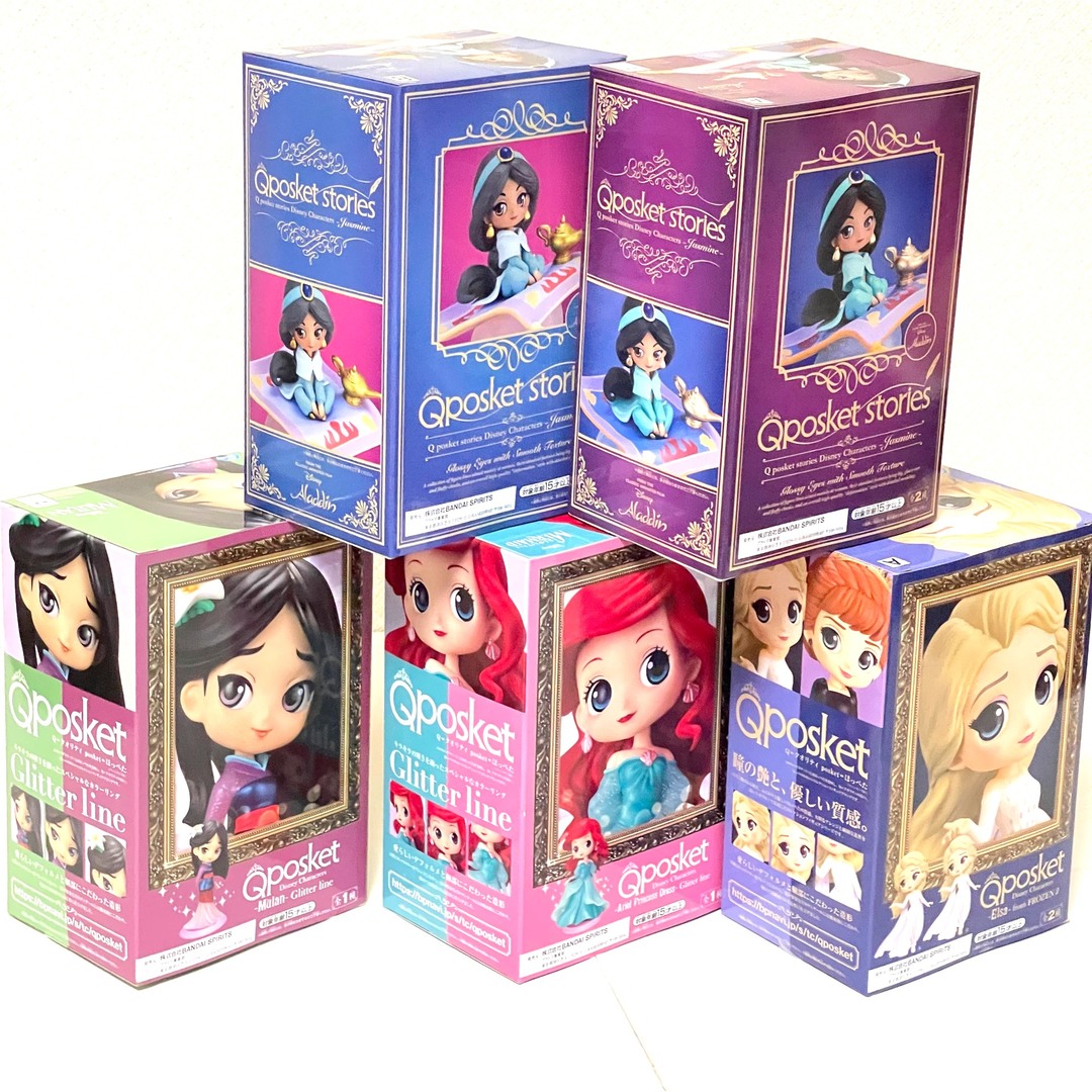 Disney - アナと雪の女王 Qposket ムーラン エルサ アリエル Disney - アナと雪の女王 Qposket ムーラン エルサ アリエル