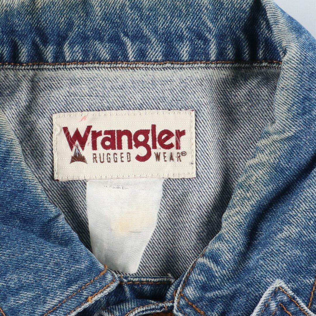 Wrangler(ラングラー)の古着 ラングラー Wrangler デニムジャケット Gジャン メンズXL /eaa343770 メンズのジャケット/アウター(Gジャン/デニムジャケット)の商品写真