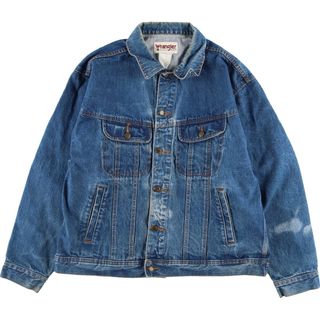 ラングラー(Wrangler)の古着 ラングラー Wrangler デニムジャケット Gジャン メンズXL /eaa343770(Gジャン/デニムジャケット)