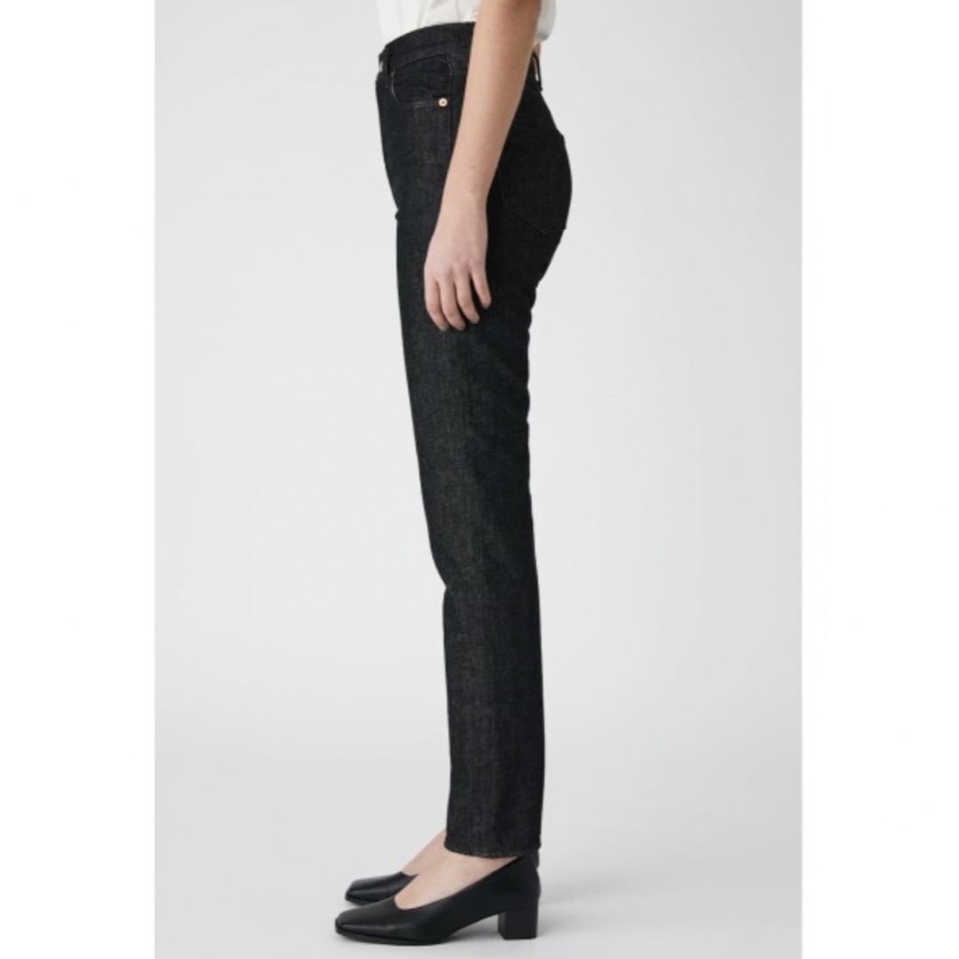 moussy(マウジー)のPLAIN JEANS BLK STRAIGHT SLIM レディースのパンツ(デニム/ジーンズ)の商品写真