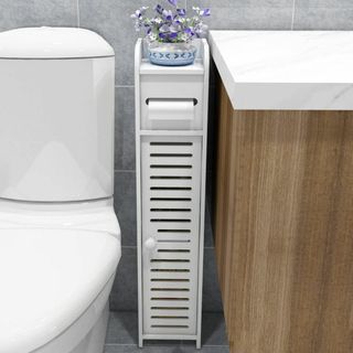 隙間収納 15cm トイレ収納ラック トイレットペーパーストッカー