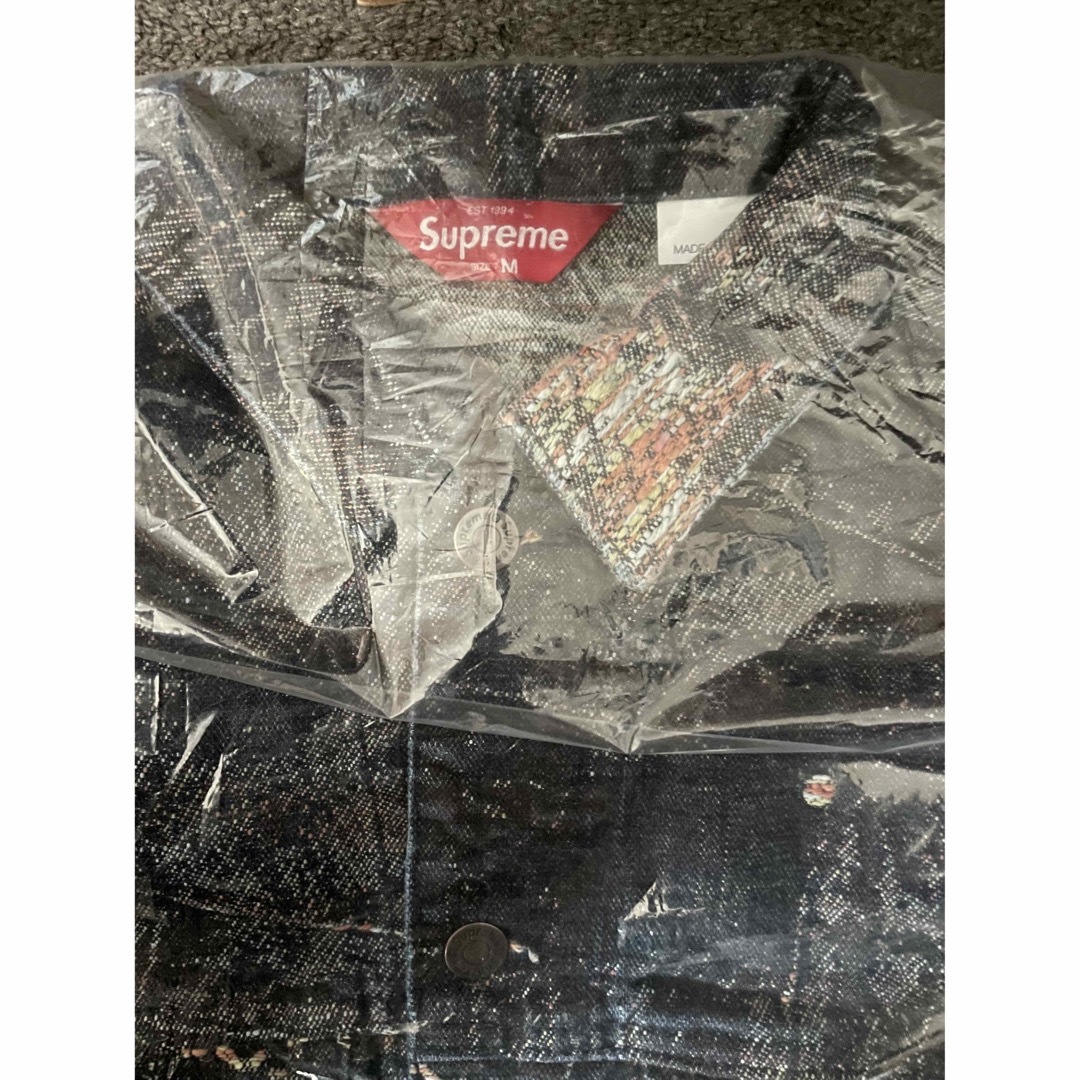 SupremeArchiveDenimJacquardTruckerJacket