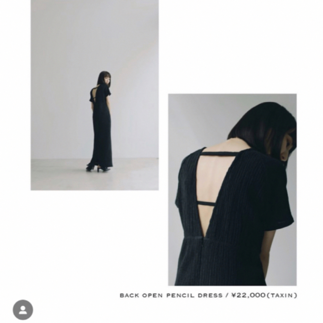 TODAYFUL(トゥデイフル)のback open pencil dress louren レディースのワンピース(ロングワンピース/マキシワンピース)の商品写真