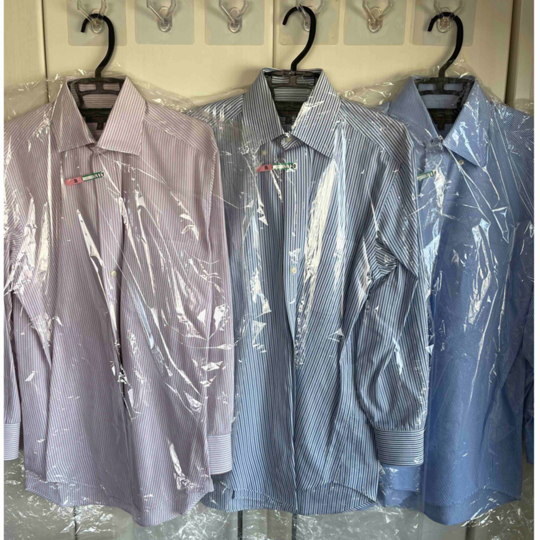 【3点セット】サイズ誤りで着用回数極少　イタリアカミチッシマ　シャツ メンズのトップス(シャツ)の商品写真