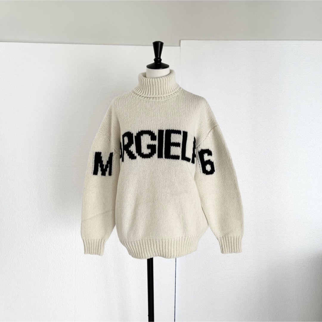 MM6 Maison Margielaマルジェラ ロゴ入りオーバーサイズニットS