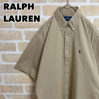 ラルフローレン(Ralph Lauren)の【90s】 RALPH LAUREN ラルフローレン シャツ 半袖 刺繍ロゴ(シャツ)