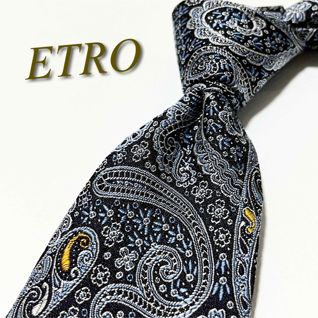 最前線の 【ETRO】エトロ セットアップ ストライプ ペイズリー シルク