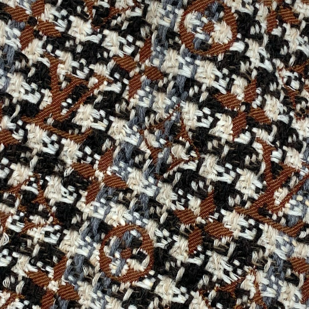 LOUIS VUITTON - 6876 ヴィトン ツイード モノグラム ワンピース LOUIS VUITTON - 6876 ヴィトン ツイード モノグラム ワンピース